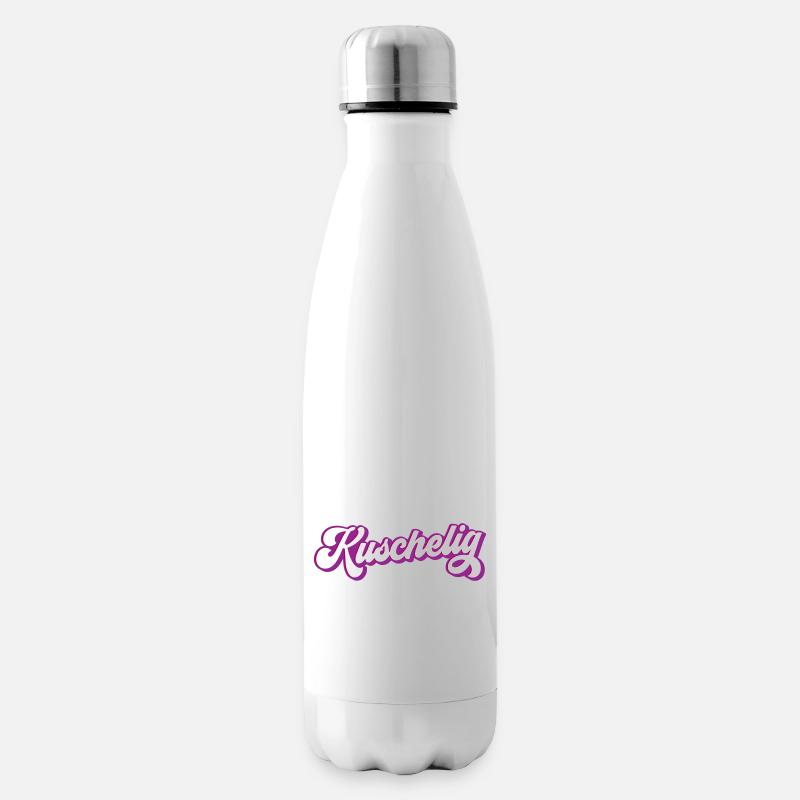 kuschelig | Farben änderbar - Isolierflasche - Weiß