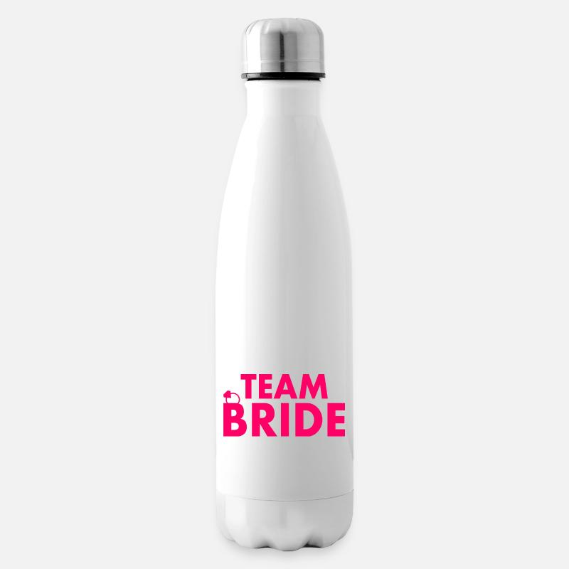 Team bride - Bouteille isotherme - blanc