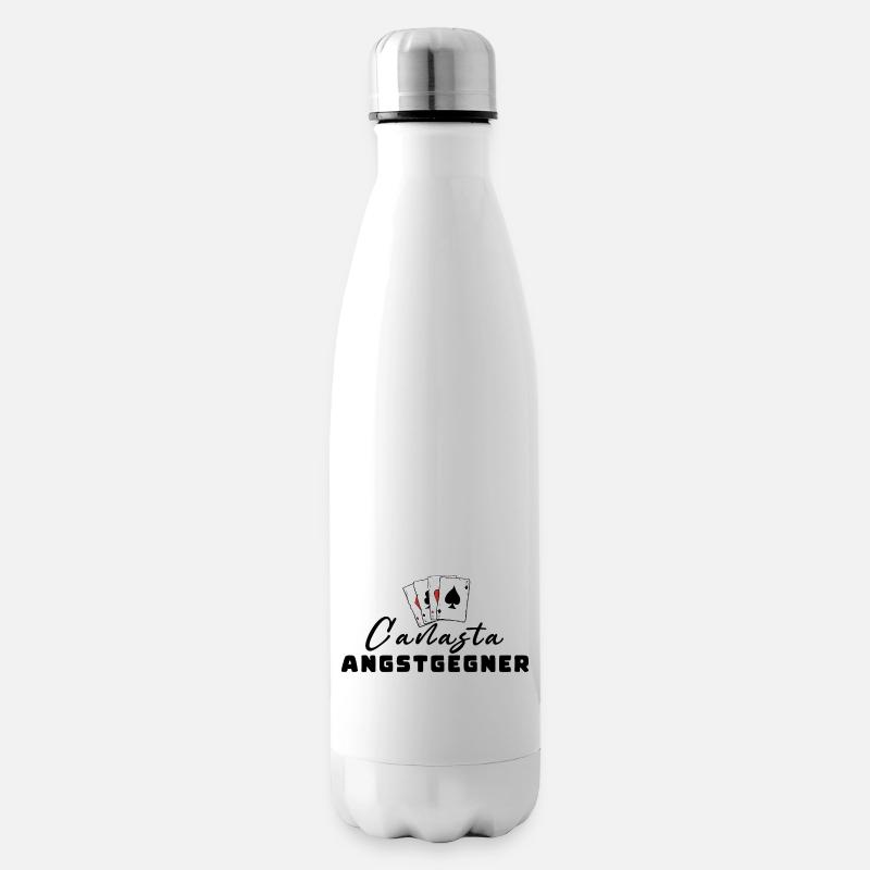 Canasta Angstgegner - Isolierflasche - Weiß