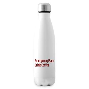Kaffee-Notfallplan - Isolierflasche - Weiß - Rechts