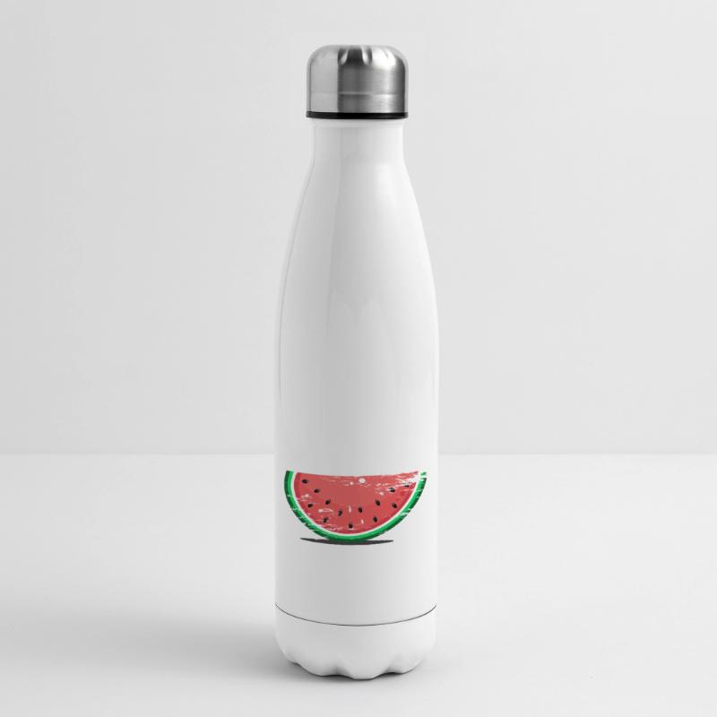 Tranche de conception de pastèque utilisée Bouteille isotherme