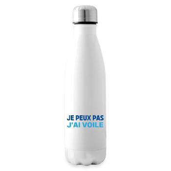 JE PEUX PAS J'AI VOILE - Bouteille isotherme - blanc - Droite