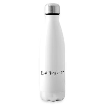 Battement de cœur d’East Hampton - Bouteille isotherme - blanc - Droite
