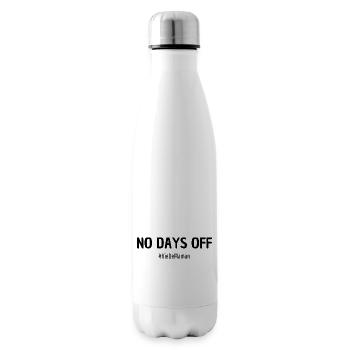 NO DAYS OFF - VieDeMaman - Bouteille isotherme - blanc - Droite