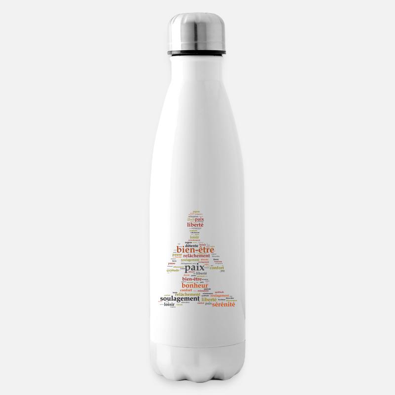 Méditation - Bouteille isotherme - blanc