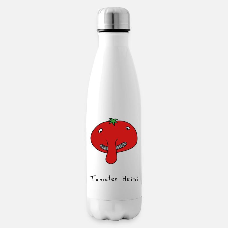 Tomaten Heini - Isolierflasche - Weiß