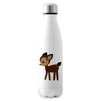 Rehkitz - Isolierflasche - Weiß - Rechts