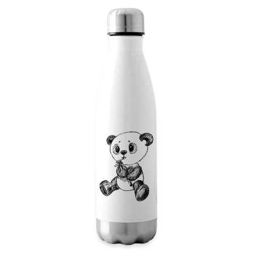 Panda bjørn sort scribblesirii - Termoflaske