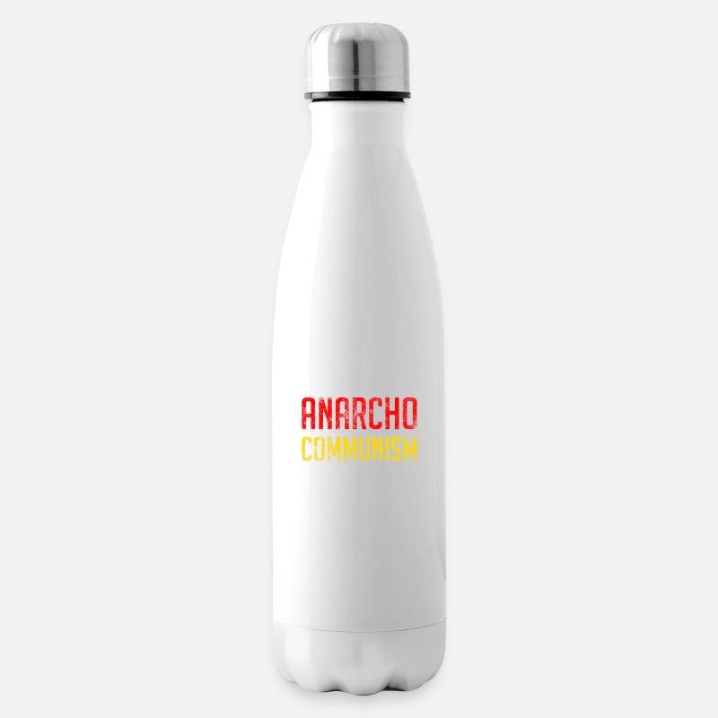 Anarcho Communisme - Bouteille isotherme - blanc