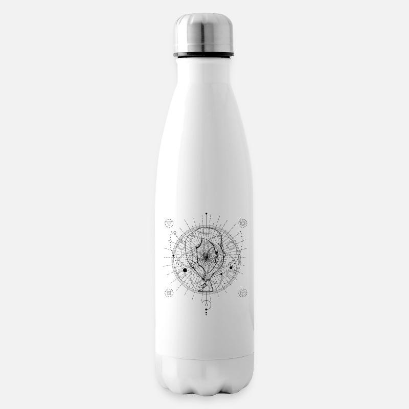 Yoga #1 - Isolierflasche - Weiß