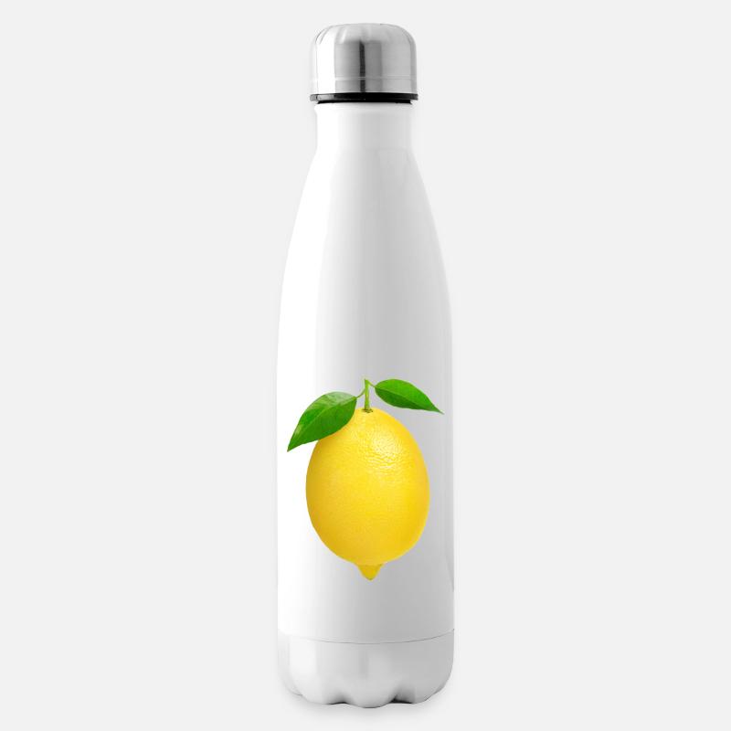 citron - Bouteille isotherme - blanc
