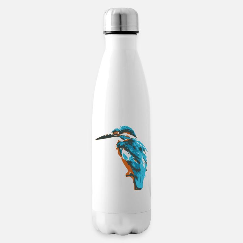 martin-pêcheur - Bouteille isotherme - blanc