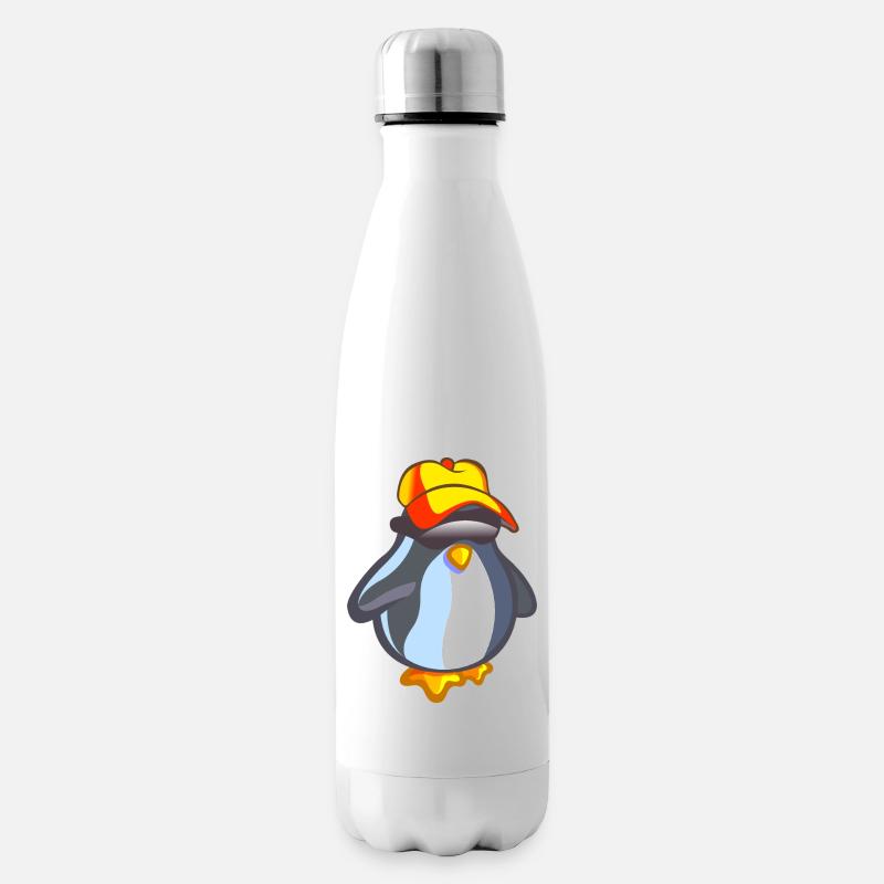pingouin été - Bouteille isotherme - blanc