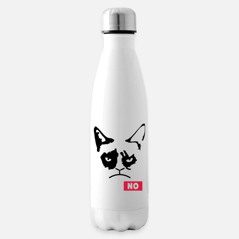 Grumpy Cat - Isolierflasche - Weiß