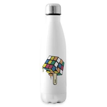 Rubik's Cube Ice Lolly - Insulated Water Bottle - white - Right