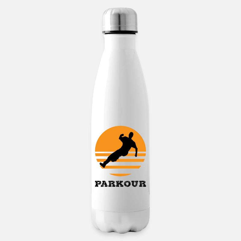 Parkour - Isolierflasche - Weiß