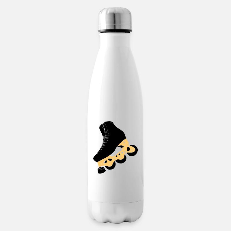 GH inline blackwithout - Bouteille isotherme - blanc