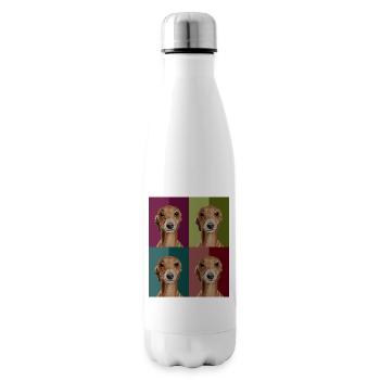 Greyhound4Colours - Isolierflasche - Weiß - Rechts