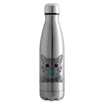 coole Katze - Isolierflasche - Lightsilver - Rechts