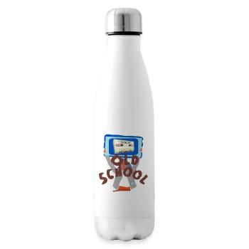 Musique oldschool - Bouteille isotherme - blanc - Droite
