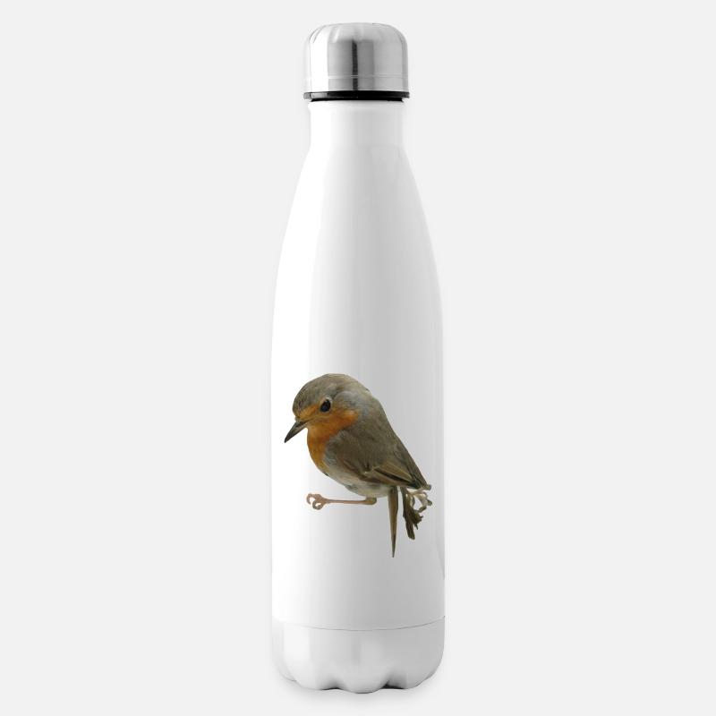 Robin - Insulated Water Bottle - white