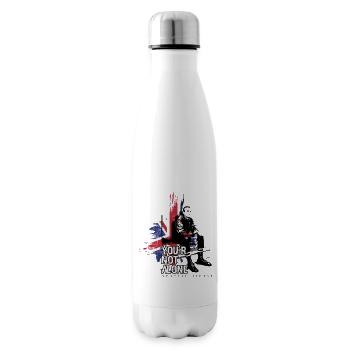 british skin head - Insulated Water Bottle - white - Right