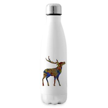 Deer - Insulated Water Bottle - white - Right