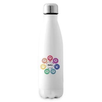 Chakras - Insulated Water Bottle - white - Right