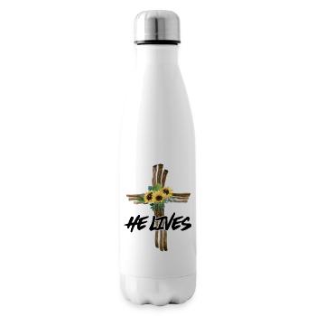 He Lives - Isolierflasche - Weiß - Rechts