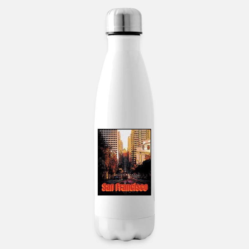 San Francisco city - Isolierflasche - Weiß