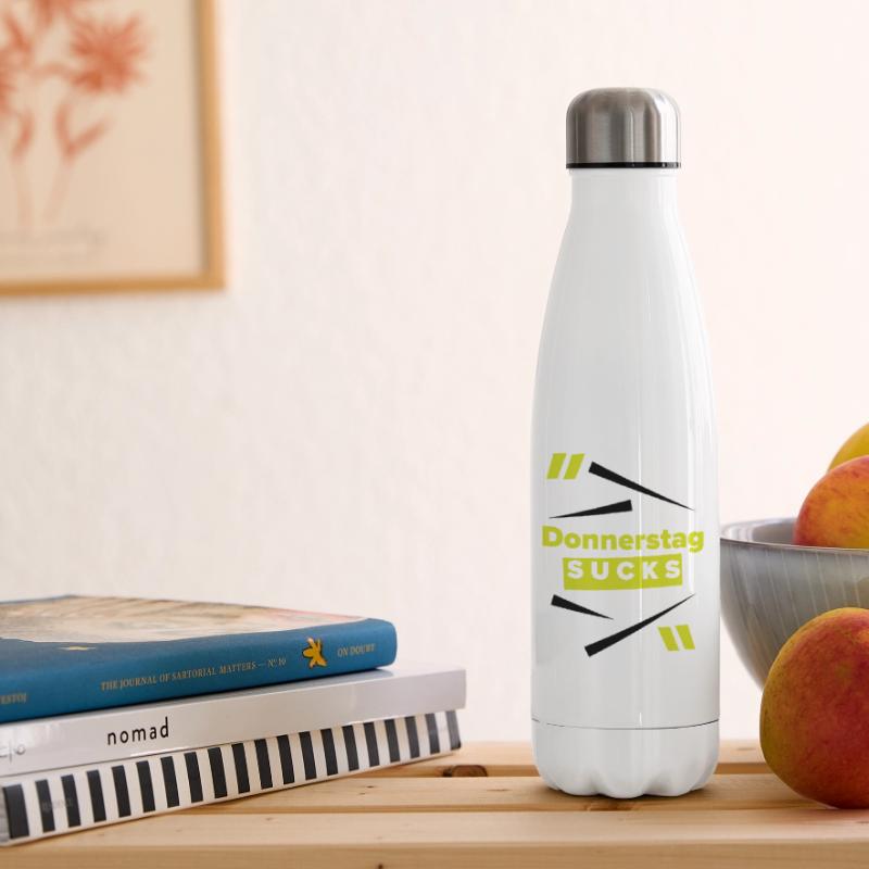 Donnerstag sucks oder Donnerstag ein Lieblingstag? Isolierflasche
