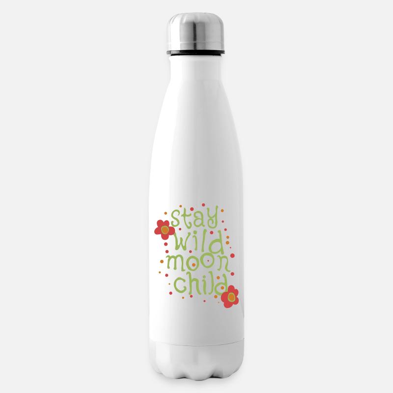 Stay wild moonchild - Isolierflasche - Weiß