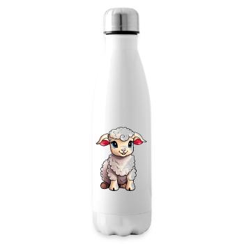Cute little lamb - Insulated Water Bottle - white - Right