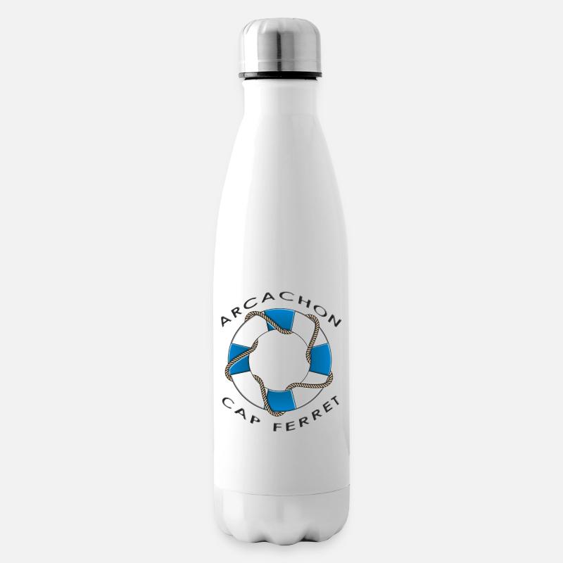 Rettungsring2 - Isolierflasche - Weiß