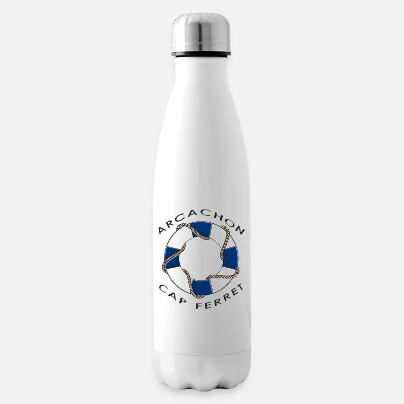 Rettungsring3 - Isolierflasche - Weiß