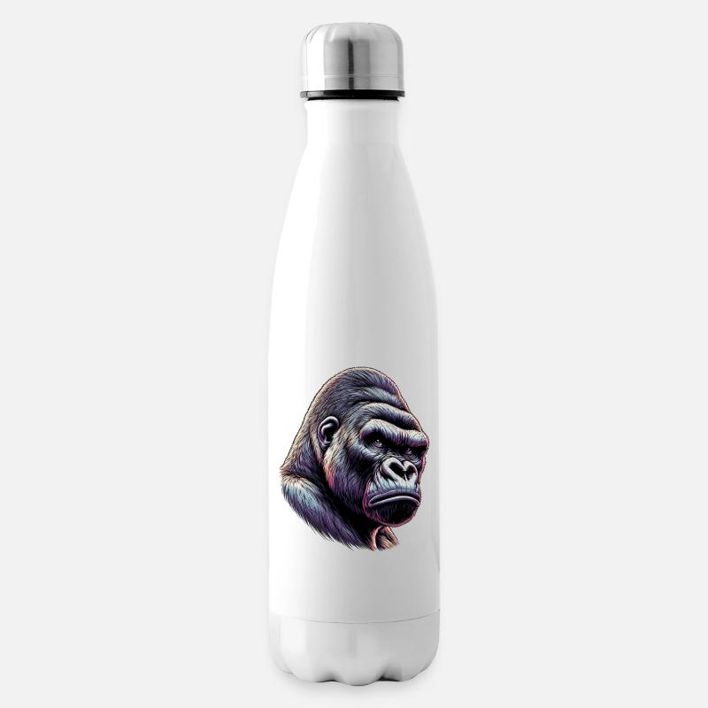 Gorilla - Isolierflasche - Weiß
