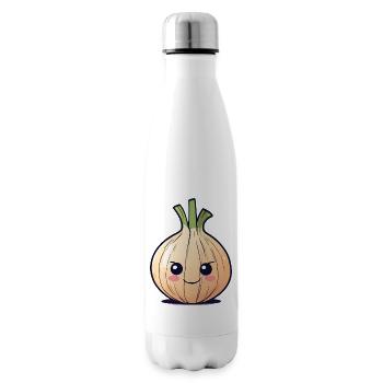 Oignon coquin - Bouteille isotherme - blanc - Droite