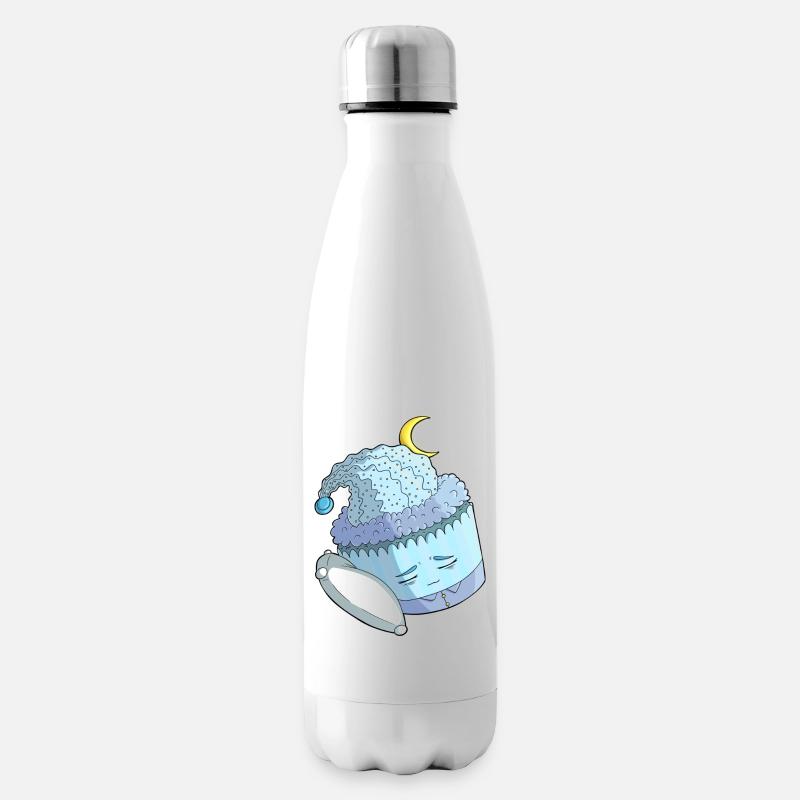 Sleeping Cupcake - Isolierflasche - Weiß