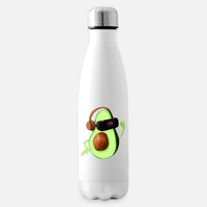 Avocat _ 02 - Bouteille isotherme - blanc