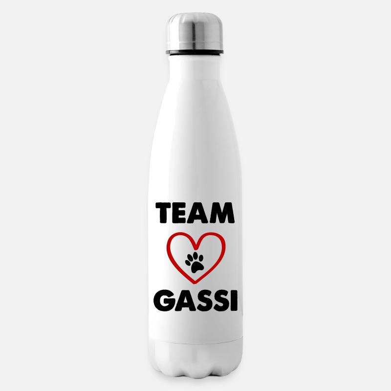 team gassi - Isolierflasche - Weiß
