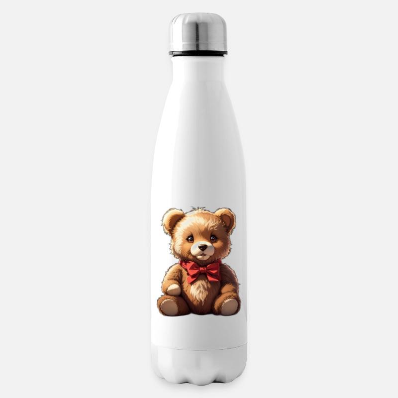 Teddy - Insulated Water Bottle - white