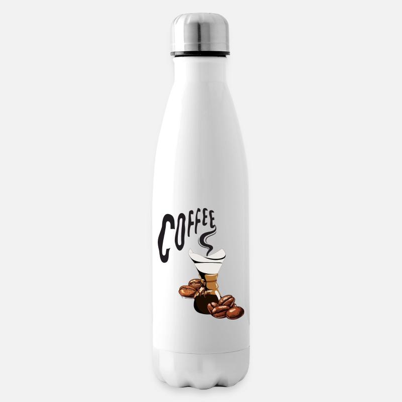 My Coffee Your Coffee - Isolierflasche - Weiß