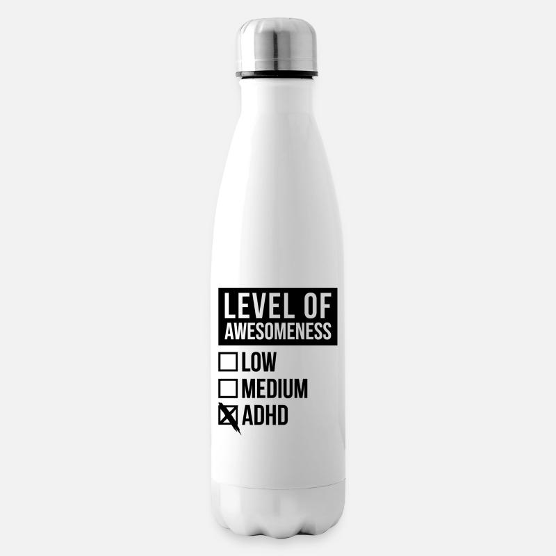 ADHS - Isolierflasche - Weiß