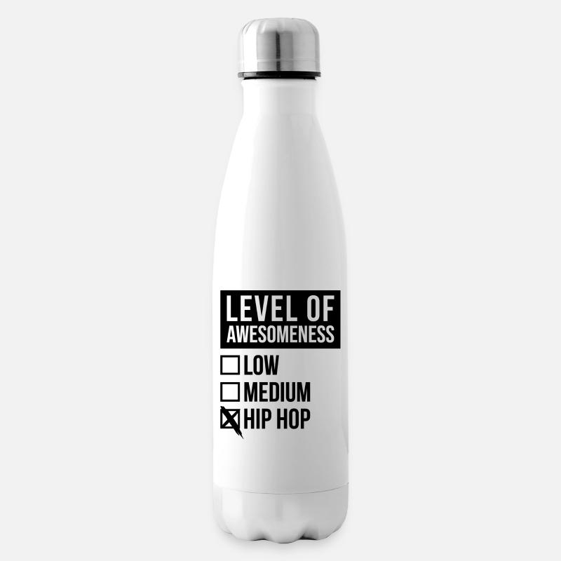 Hip hop - Bouteille isotherme - blanc