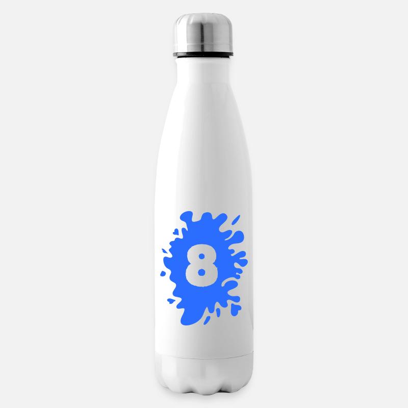 klecks 8 - Isolierflasche - Weiß