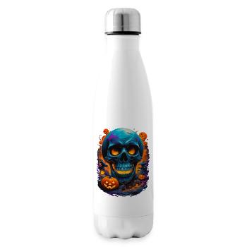 Halloween Skull - Insulated Water Bottle - white - Right