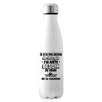 besoin de natation - Bouteille isotherme - blanc - Droite