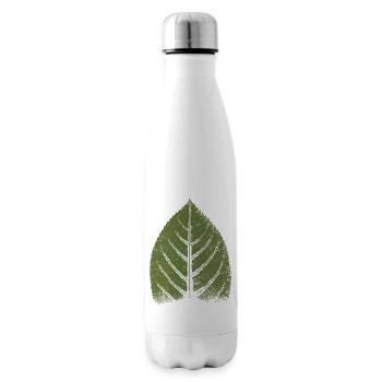 Blatt Buche / Buchenblatt - Natur & Wald BOTANISCH - Isolierflasche - Weiß - Rechts