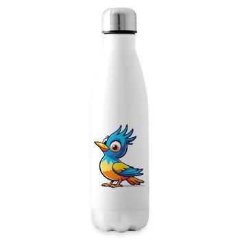 Blue Bird - Insulated Water Bottle - white - Right