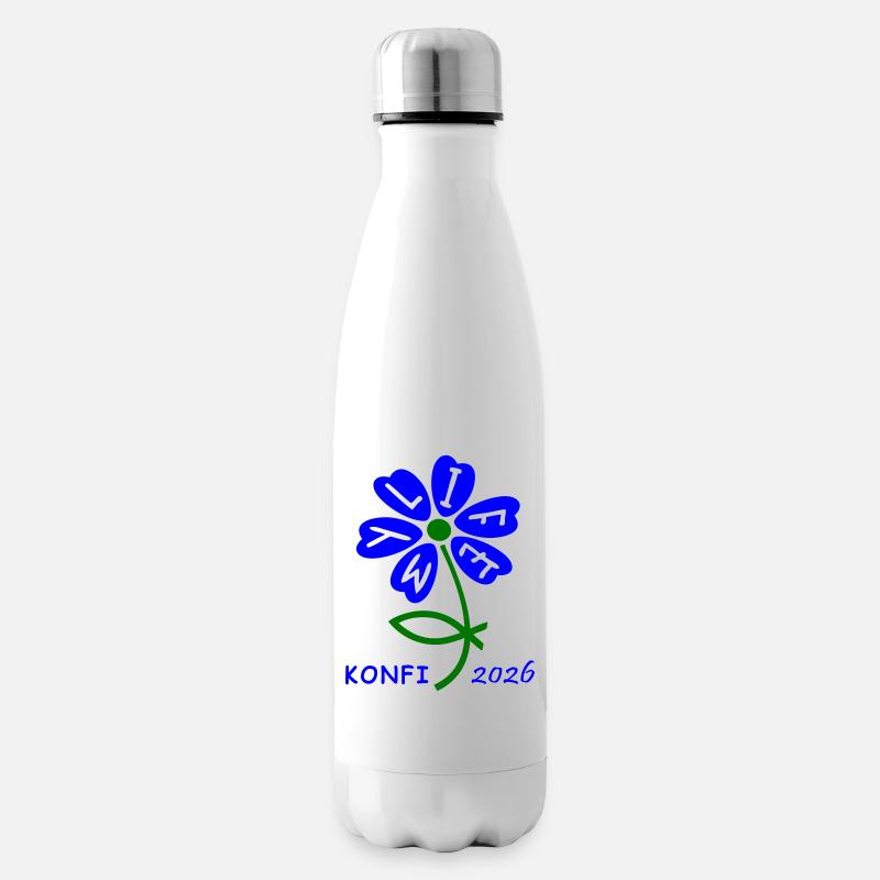 Konfirmation 2026 - Isolierflasche - Weiß
